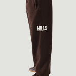 Donkerbruine straight-leg joggingbroek van Gated Community