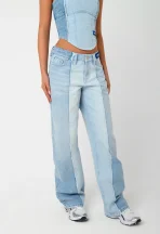 Herwerkte Hidden Hills Jeans donkerblauw